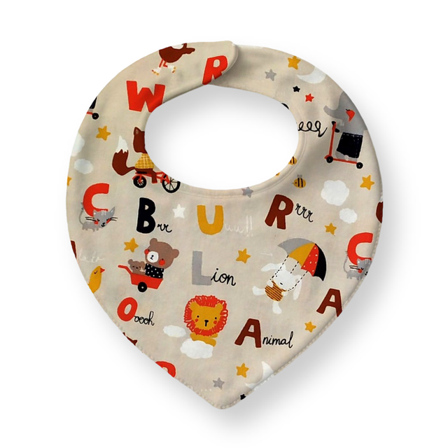 Bavoir Naissance Alphabet des Animaux