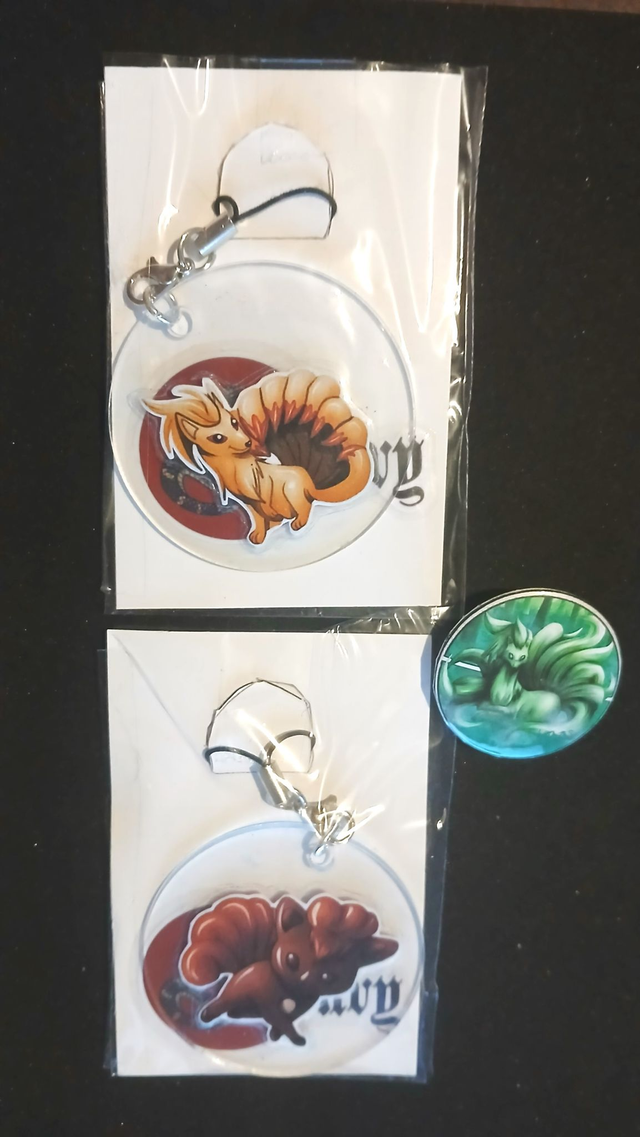 Feunard et Goupix Lots 2 porte clé