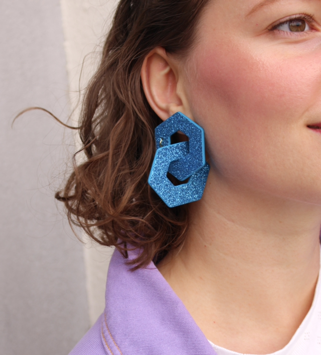 Astra • bleu pailleté