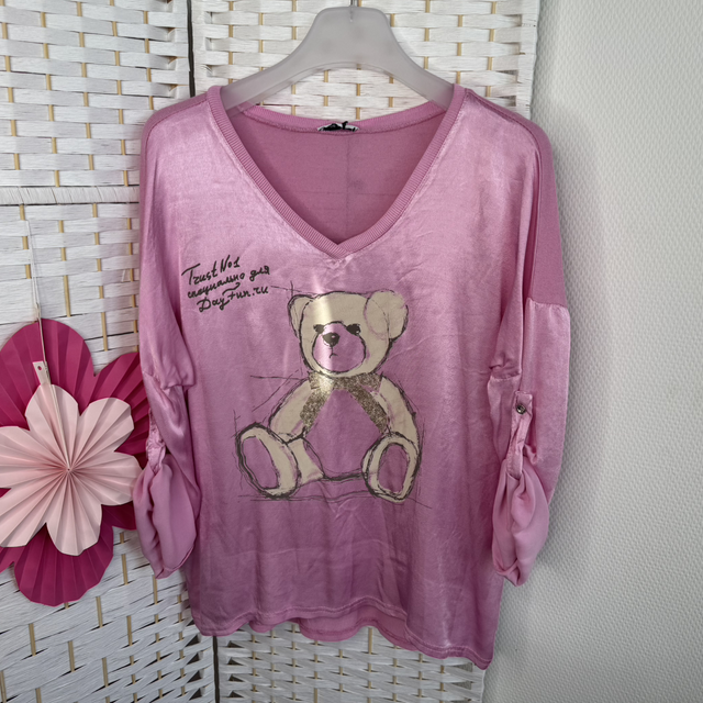 SH5 Shirt Bärchen Türkis AA ca.60/68 L ca.66/71