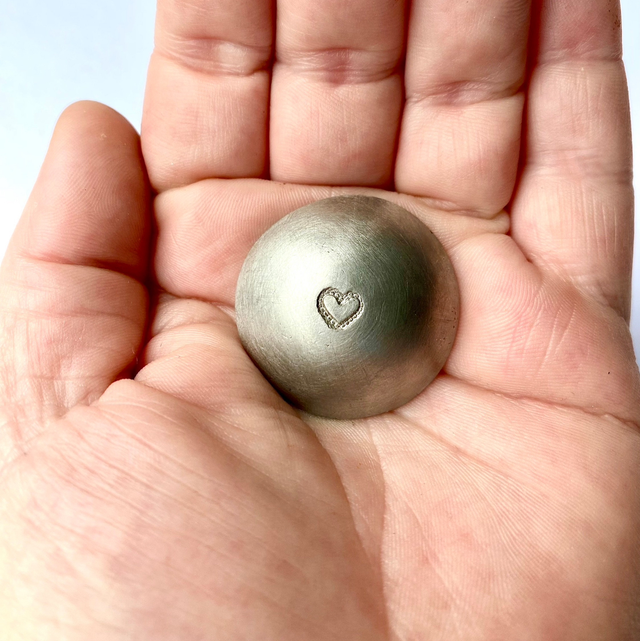 Ashes Keepsake - Solace metal pebble
