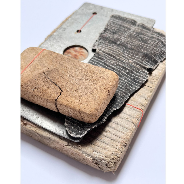 Porth Cwyfan Bound - 3D abstract wall sculpture