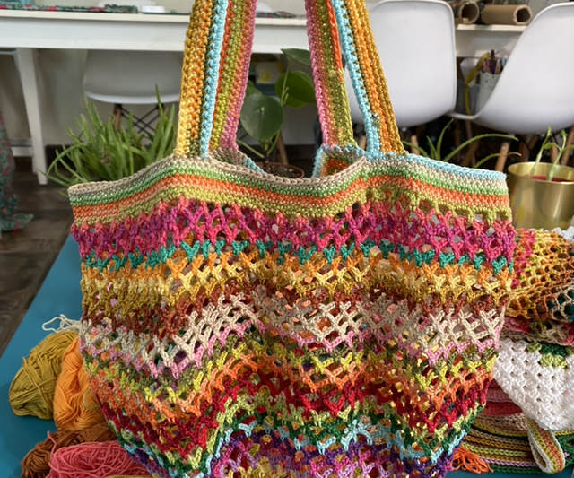 Grand filet multicolore 