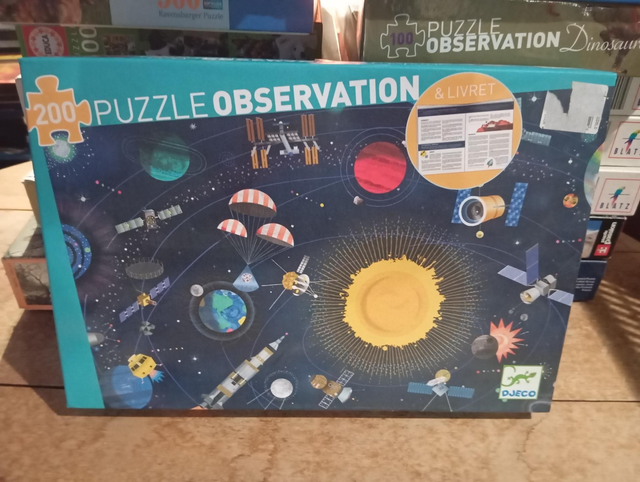 Puzzle observation Djeco 200 pièces astronaute