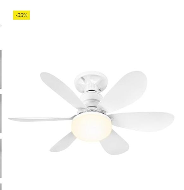 Ventilador Techo con Luz y Mando a Distancia.