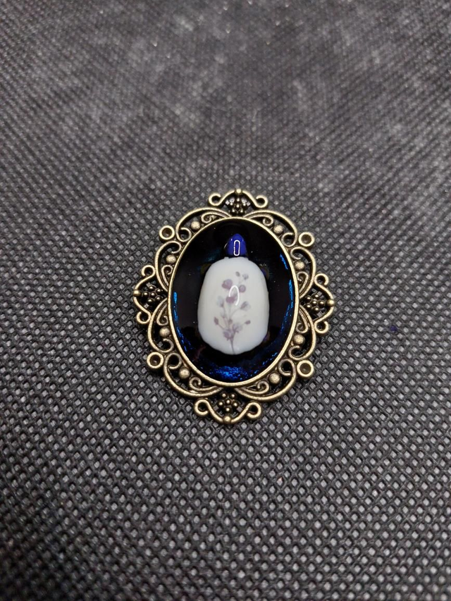 Pendentif tortue bleue