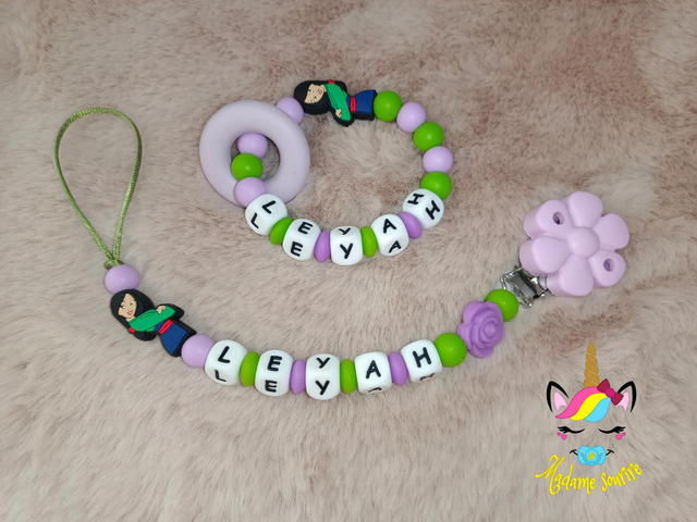 1 Attache tétine + 1 Anneau de dentition Mul