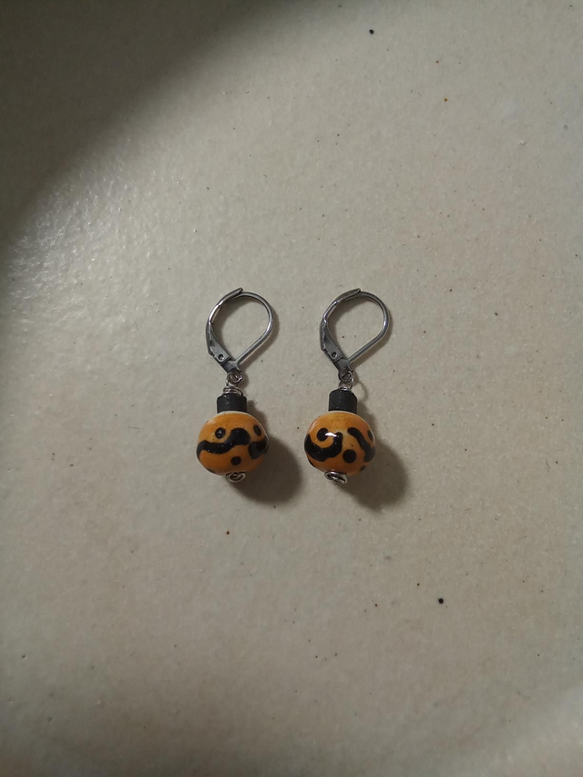 Boucles d'oreilles céramique