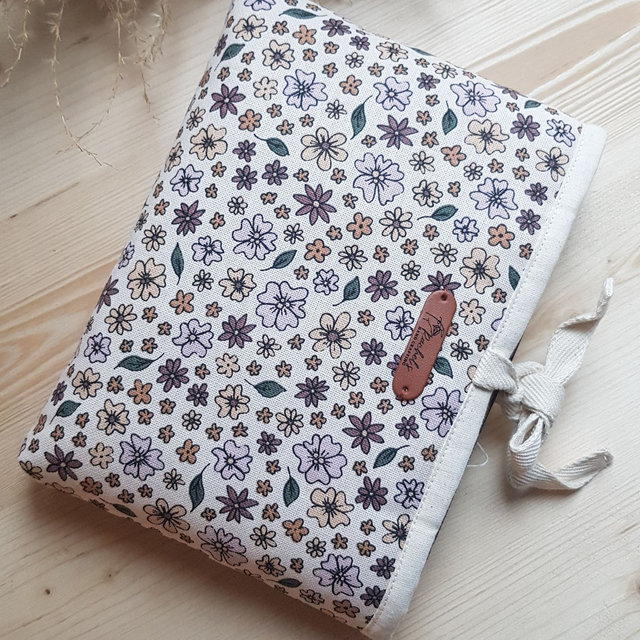 Pochette à livre - FLEURS D'AUTOMNE
