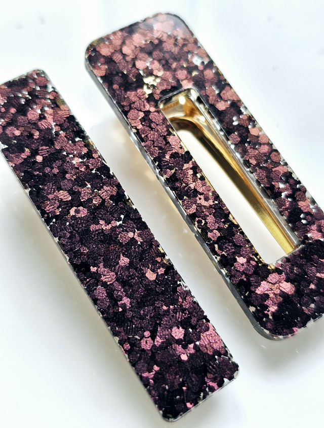 DUO BARRETTES PRUNES