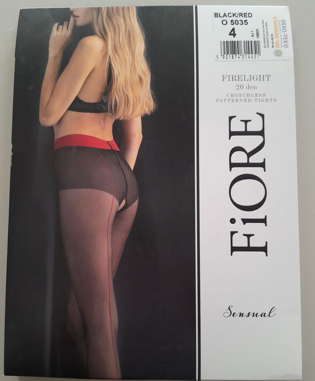 collant ouvert "Firelight"