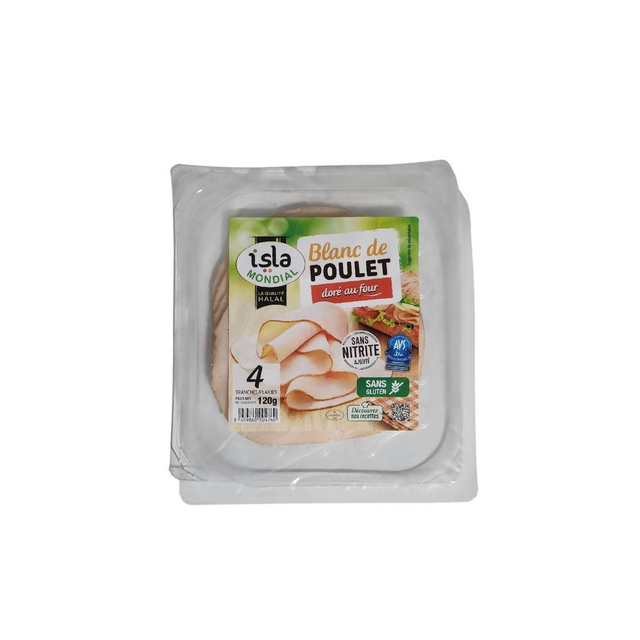 Blanc de poulet doré au four