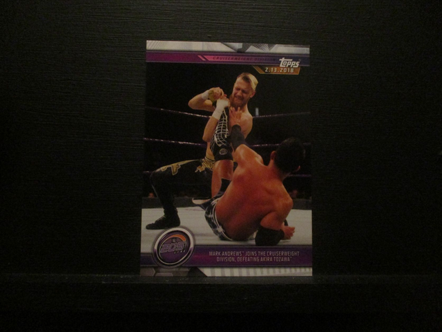 Mark Andrews Joins The Cruiserweight Division, Defeating Akira Tozawa - Champions Original Trading Card #48