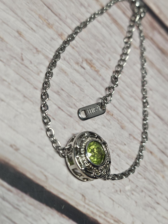 Bracelet en Péridot &amp; Acier inoxydable