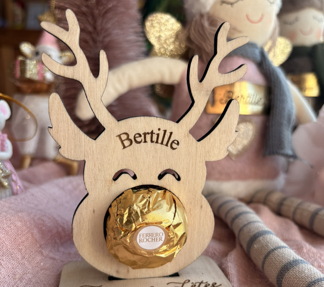 Cerf porte chocolat 