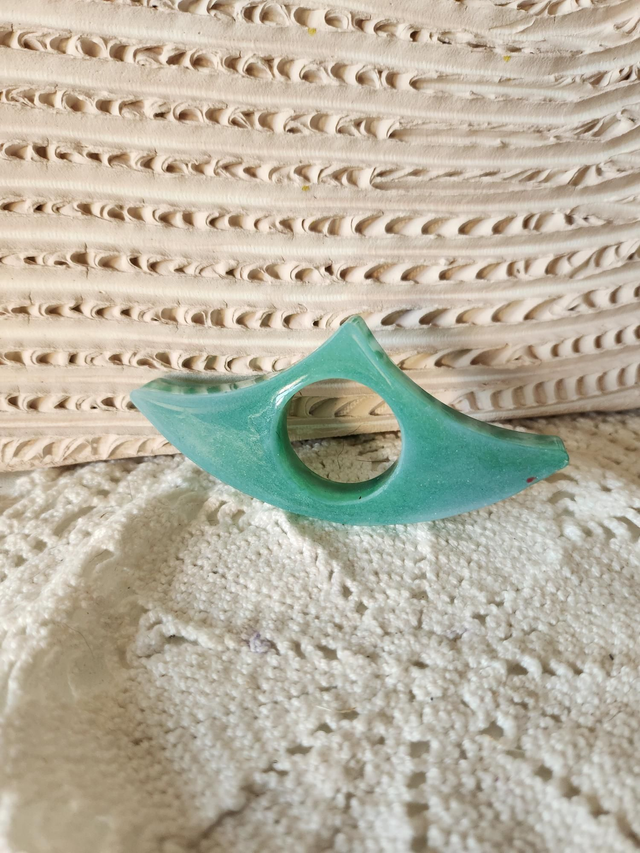 Bague de lecture verte