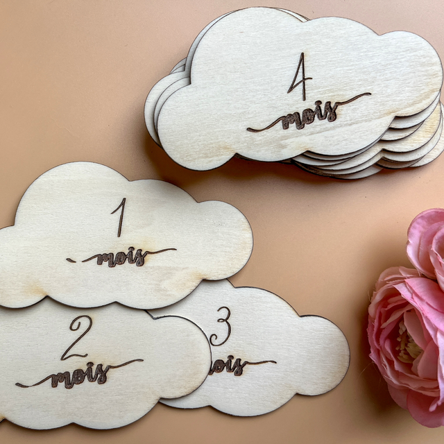 Cartes étapes en bois