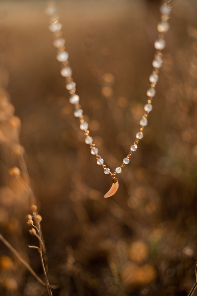 Collier Lune et Labradorite