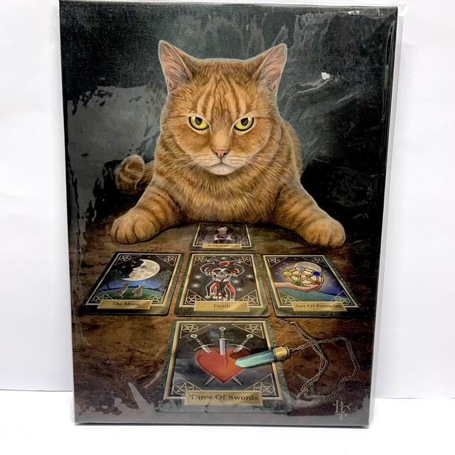 Lisa Parker Art - The Reader Cat Hanging Canvas Print 