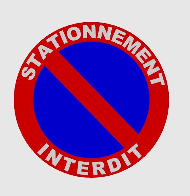 Panneau prescription B6a1 - Stationnement Gênant