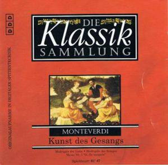Monteverdi ‎– Kunst Des Gesangs Audio CD