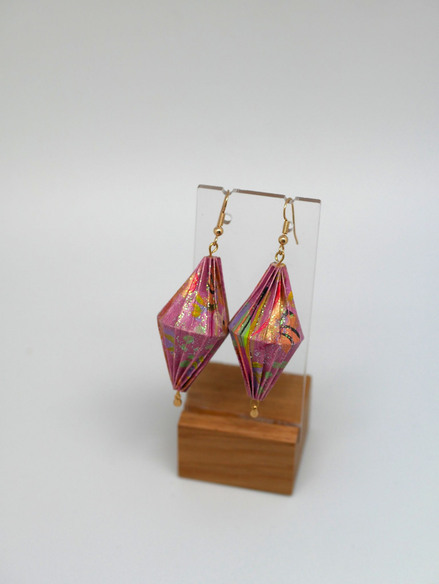 Lampions vignes pailletées