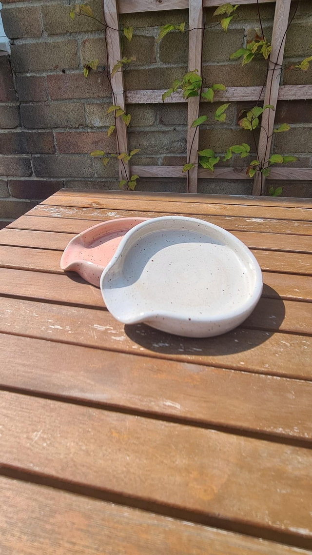 Spoon Rest - Speckle Cream