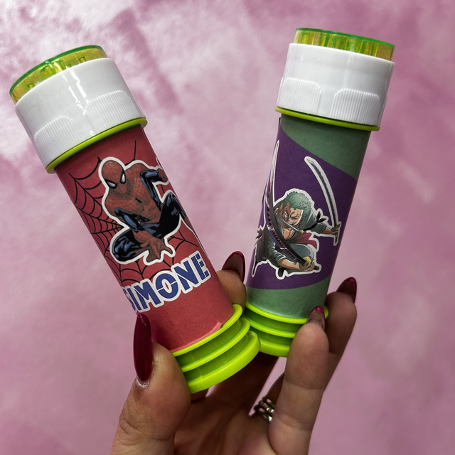 Bolle di sapone personalizzate