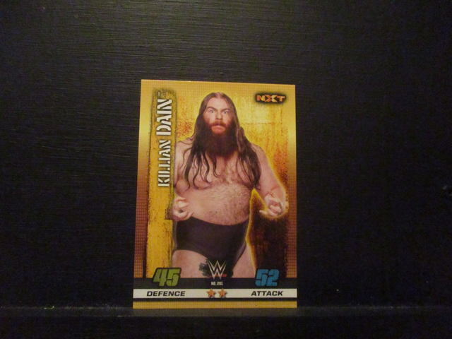Killian Dain - NXT Slam Attax 10th Edition Original Trading Card #201