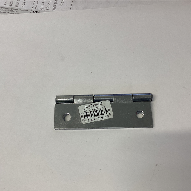 Butt hinge cp 75mm 0344257