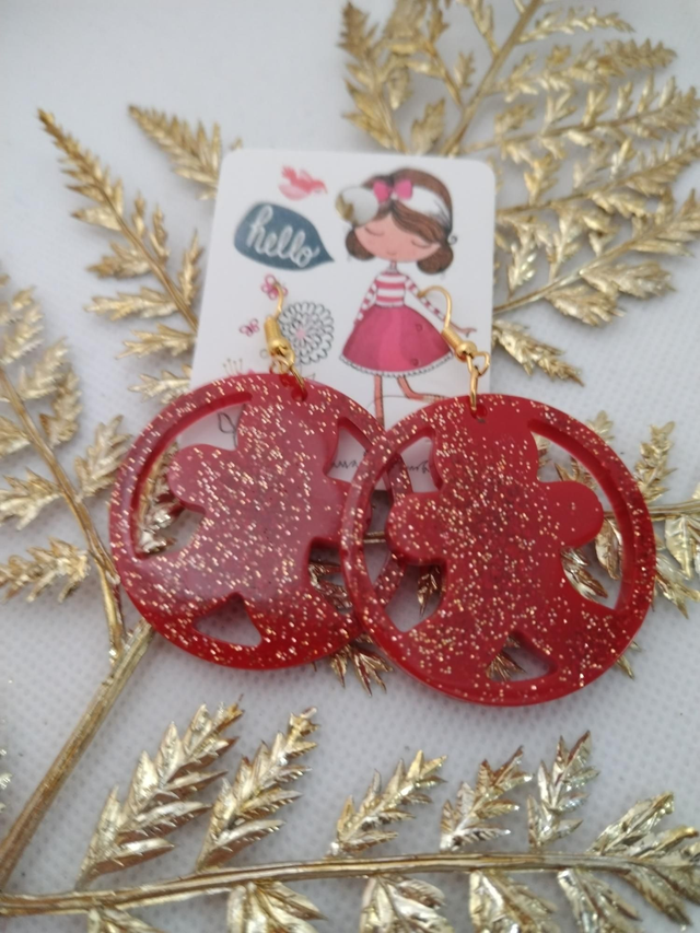 Boucles d'oreilles noël 