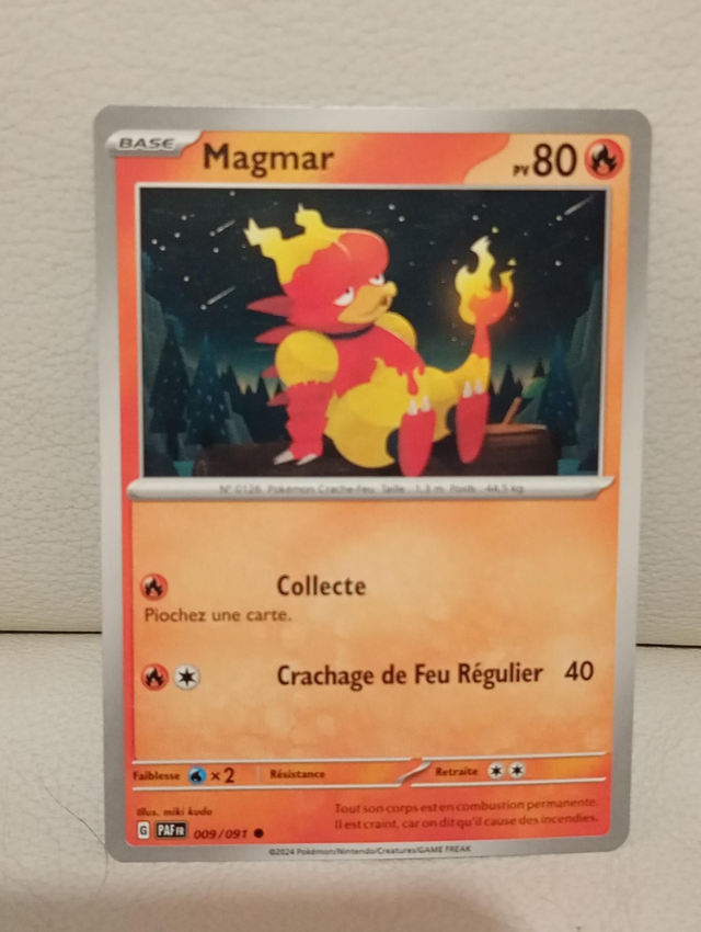 Carte pokémon Magmar