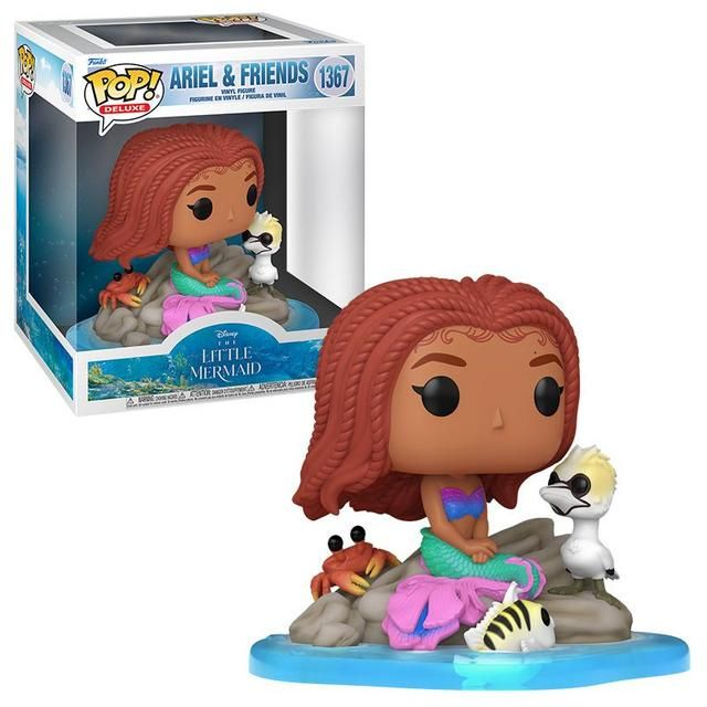 Funko Pop Vinyl - The Little Mermaid (2023) - Ariel &amp; Friends Deluxe