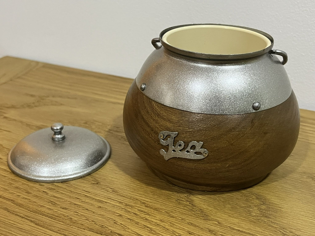 Vintage English Tea Caddy.