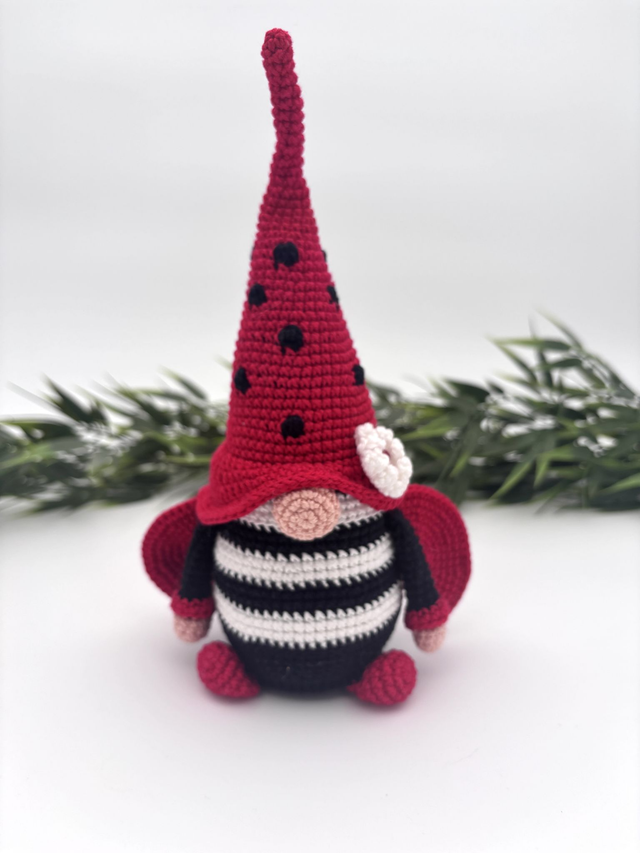 Ladybug gnome 