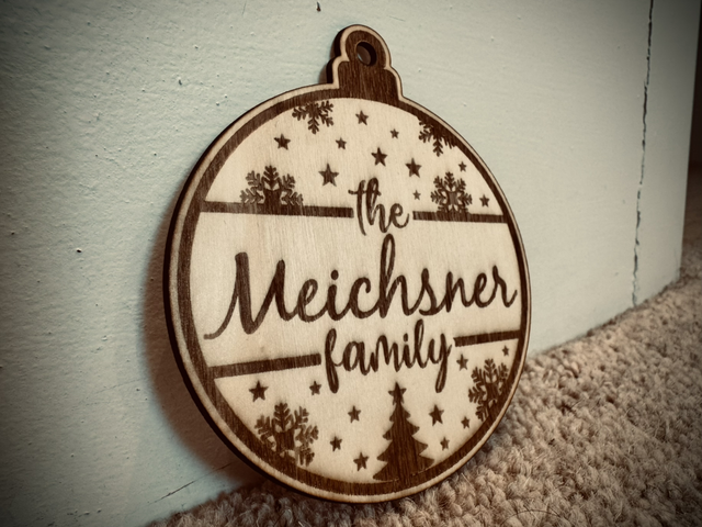 Christmas Family Ornament
