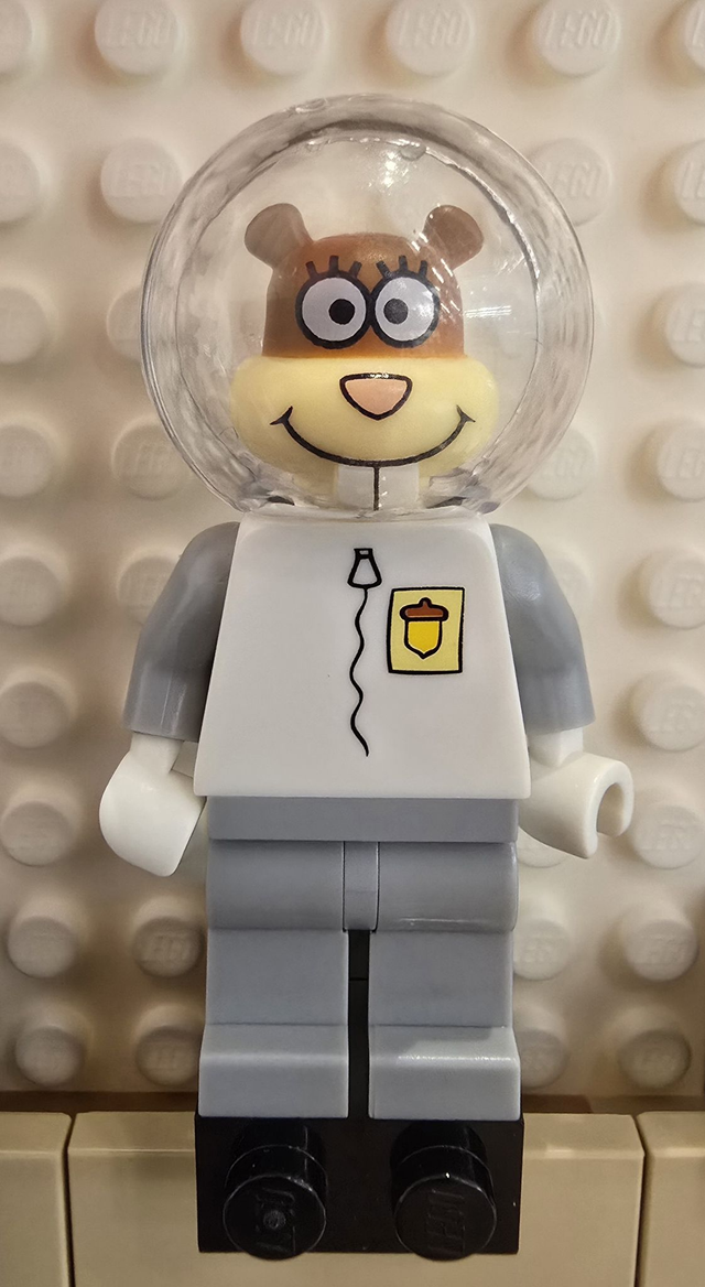 LEGO bob012 Sandy Cheeks Minifigur