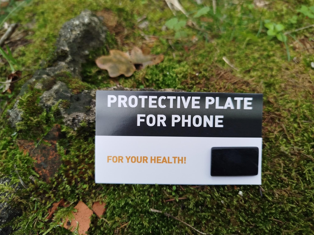 Shungite plaque téléphone protection 