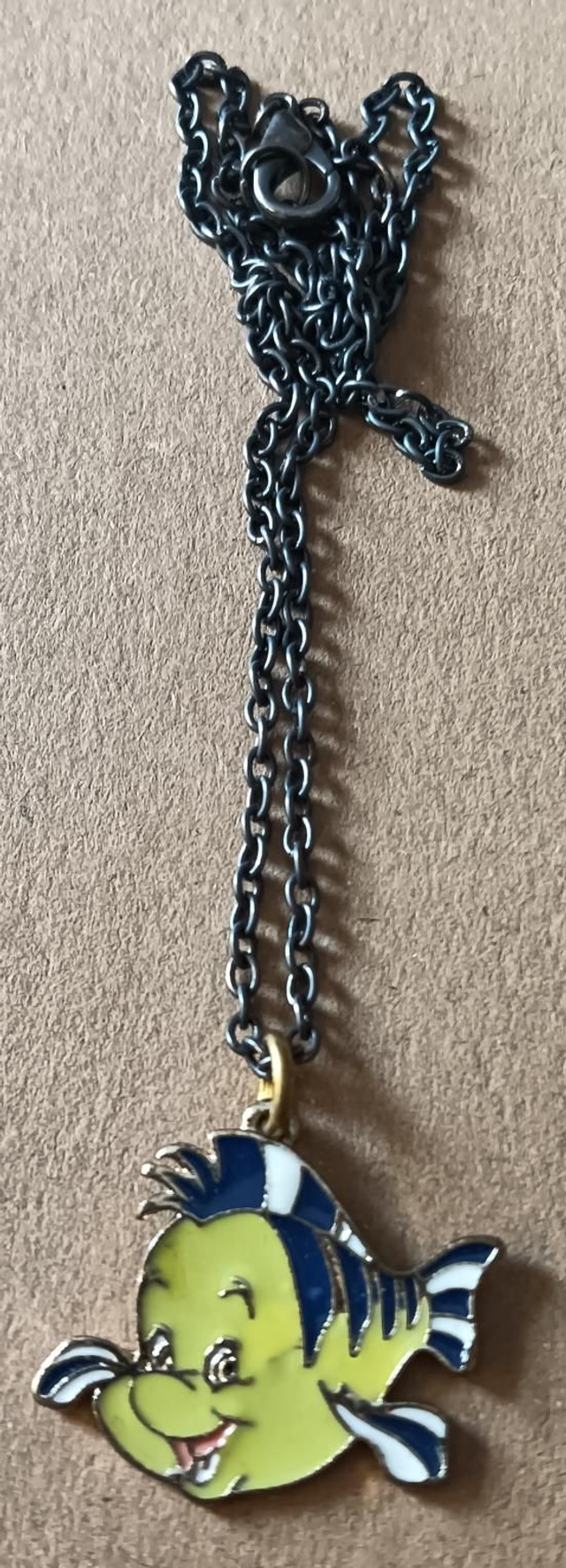The Little Mermaid Flounder Pendant Necklace.