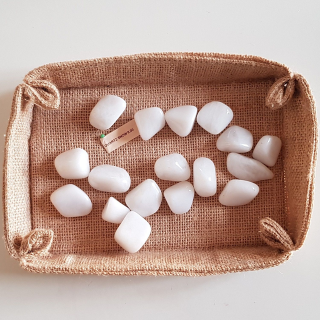 Quartz Snow / pierre semi-précieuse