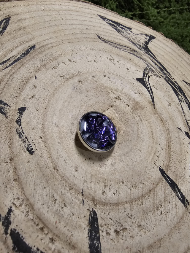 Feuilles de paillettes violette