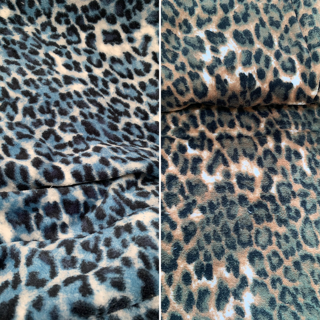 Leopard Polyester Fleece