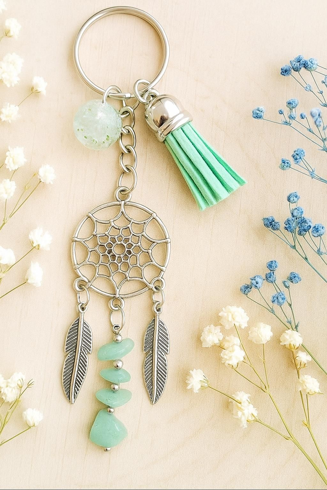 Porte-clé Attrape Rêve Aventurine