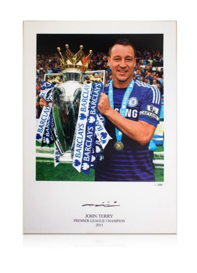 Gesigneerde John Terry Poster - Beperkte Oplage