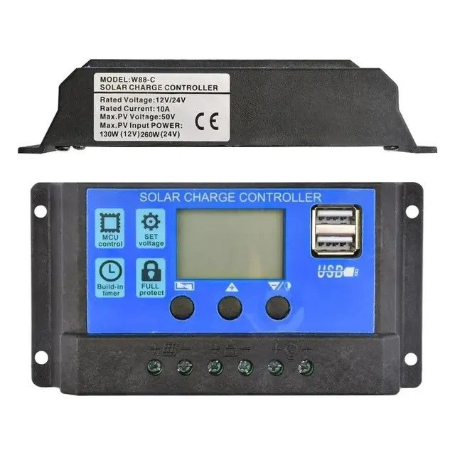 Controlador solar 10A PWM