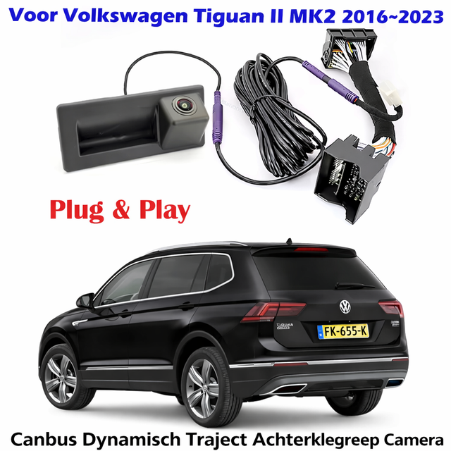 Achteruitrijcamera VW Tiguan 2016 - 2023 
