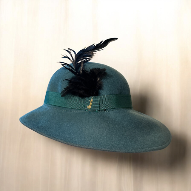 Cappello Borsalino Cloche Feltro di pura lana 