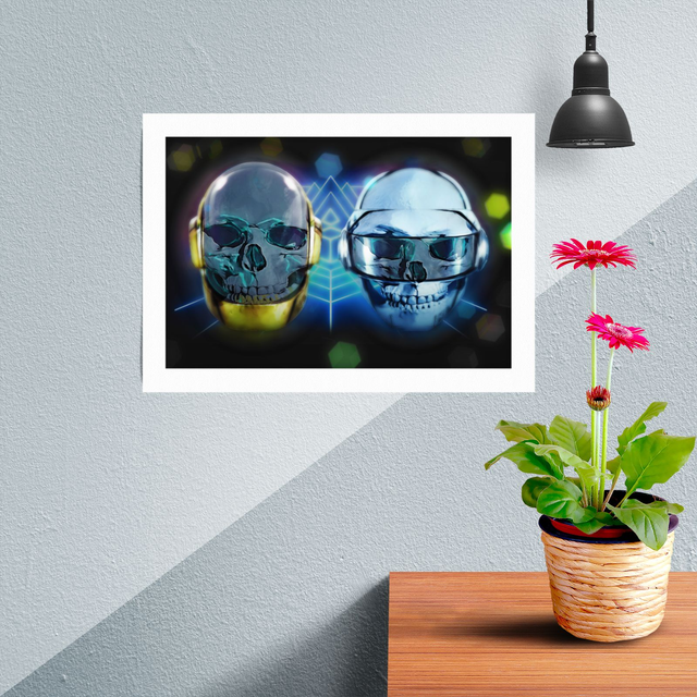 pop skull daftpunk