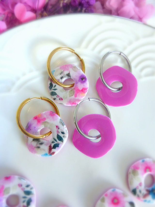 Perles ovales Fleurs de Lumière - Mix &amp; Boucles