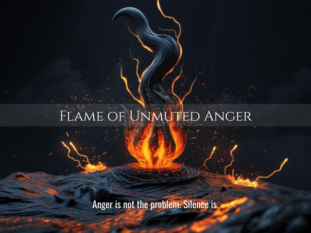 Flame of Unmuted Anger | Release Suppression. Restore Boundaries. Speak Your Truth. | Same Day Delivery